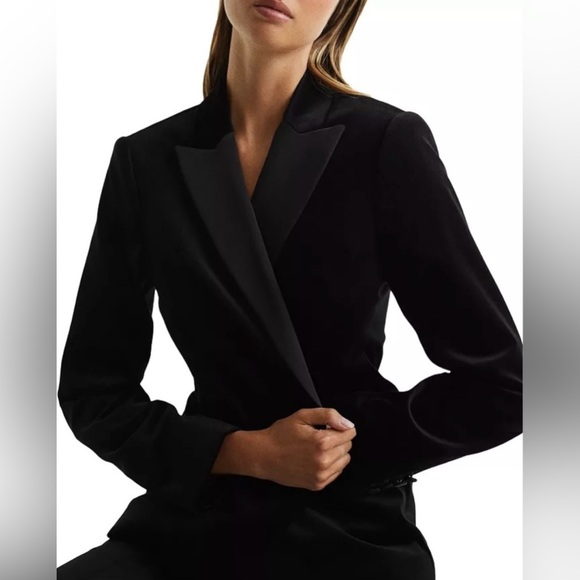Reiss Velvet Blazer - Picture 6 of 11